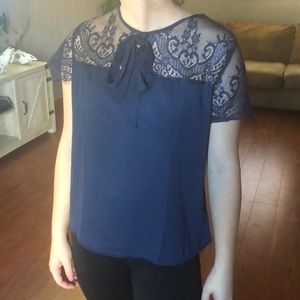 Navy Blue Top